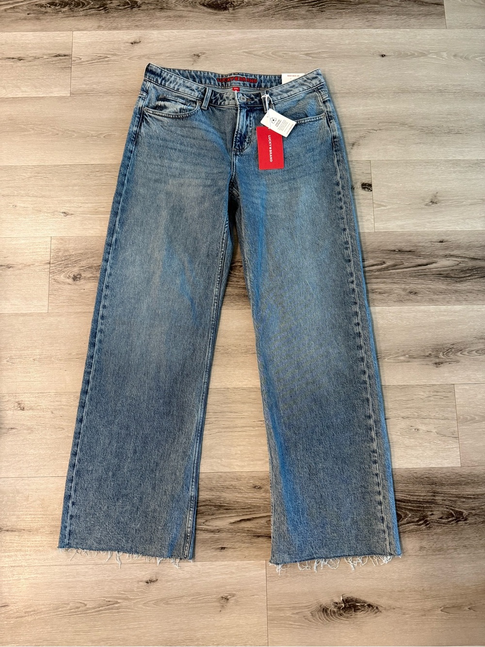 Lucky Brand Low Rise Baggy Wide Leg Jeans